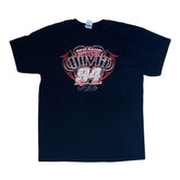 Vintage Y2K Bryce Davis USA Nascar stock car racing black t-shirt size large